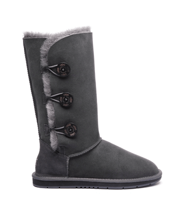 Tall Button Boots - Huakoa