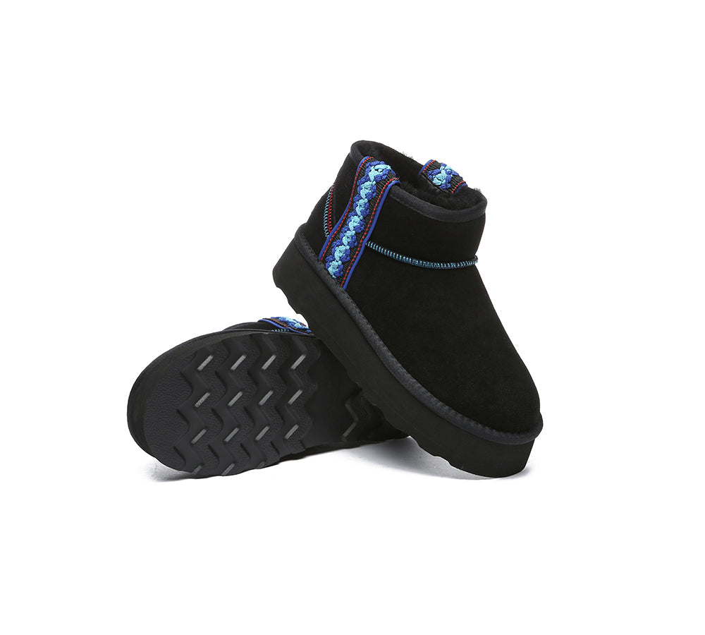 Ankle Platform Tazzy Boots Vance - Huakoa